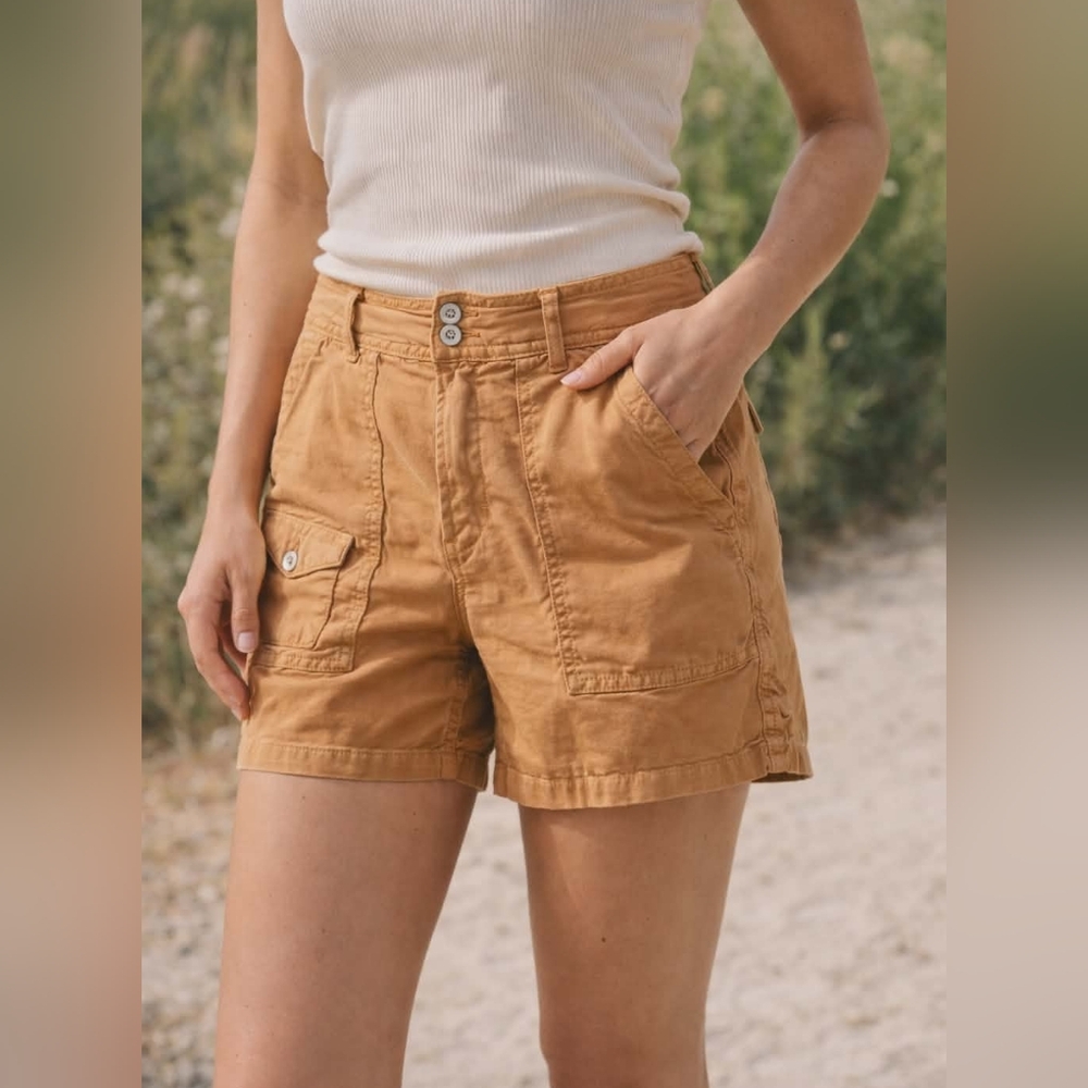 Anthropologie Brown Cargo Shorts
